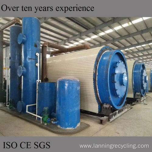 Pyrolysis plant plastic waste to oil